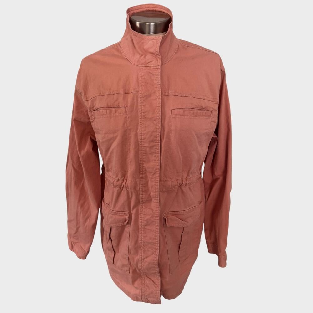 Serra Womens Large Peach Pink Utility Barn Jacket